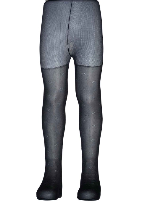 Pamuklu Minik Kalpli Desenli Mikro Bebek Külotlu Çorap Dore 905167