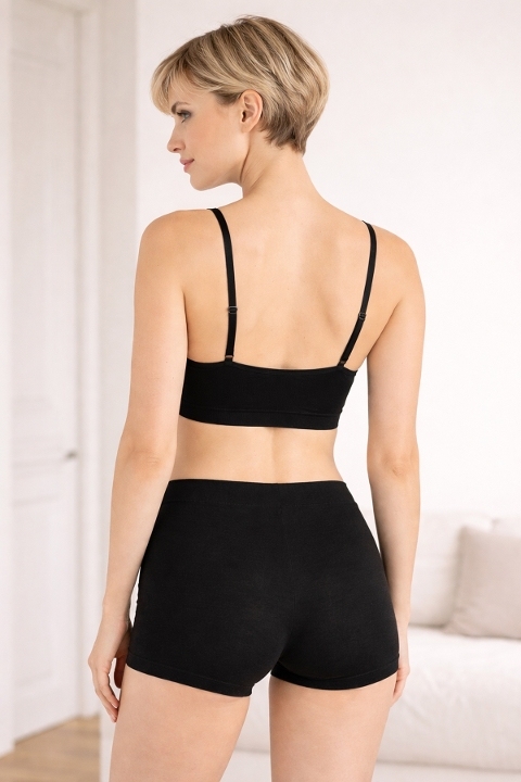 DoReMi Seamless Kaplı Bralet - 002-P15386 - Siyah