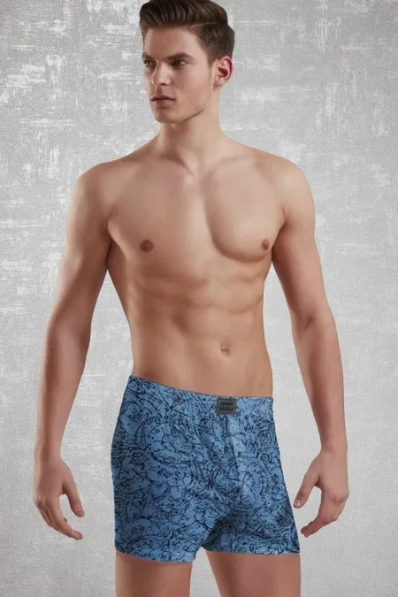 Desenli Modal 3'lü Erkek Boxer Seti Doreanse 1512 - Multi Color