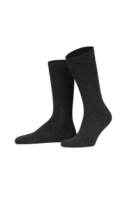 Erkek Dört Mevsim Organik Dörtlü Soket Çorap Mısırlı ESKT000129 - Antrasit