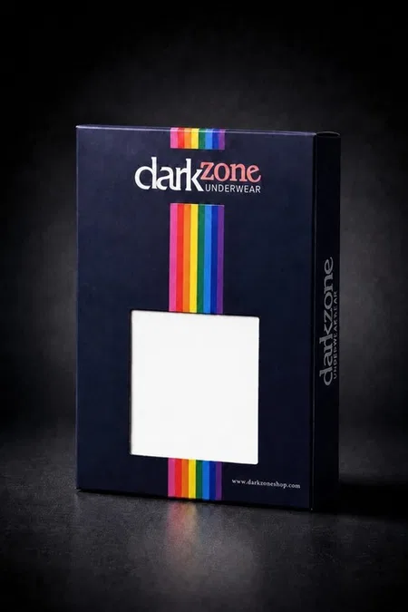 Erkek Fantezi Arkası Açık Beyaz Pamuklu Jockstrap Darkzone DZ-1402-02-S - Görsel