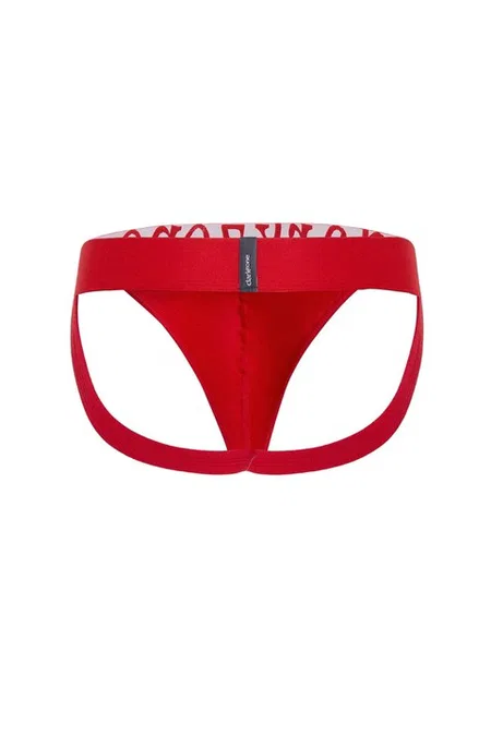 Erkek Fantezi Arkası Açık Kırmızı Pamuklu Jockstrap Darkzone DZ-1402-06-S - Görsel