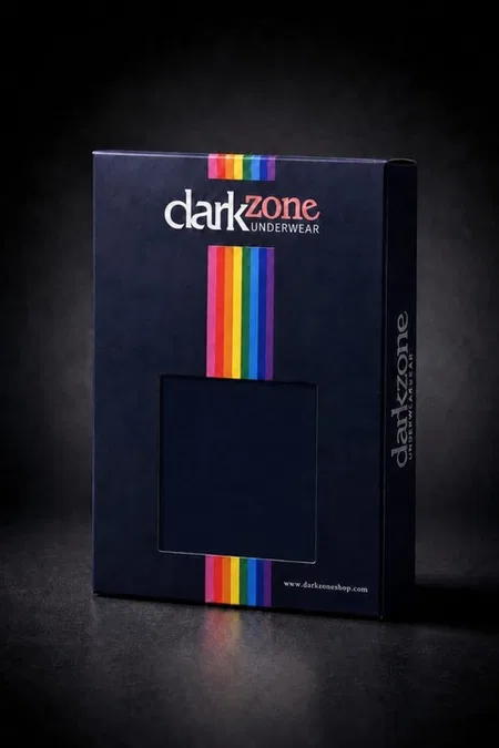 Erkek Fantezi Arkası Açık Lacivert Pamuklu Jockstrap Darkzone - Görsel