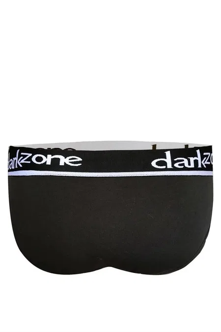 Erkek Siyah Önü Açık Slip Külot Darkzone - Görsel