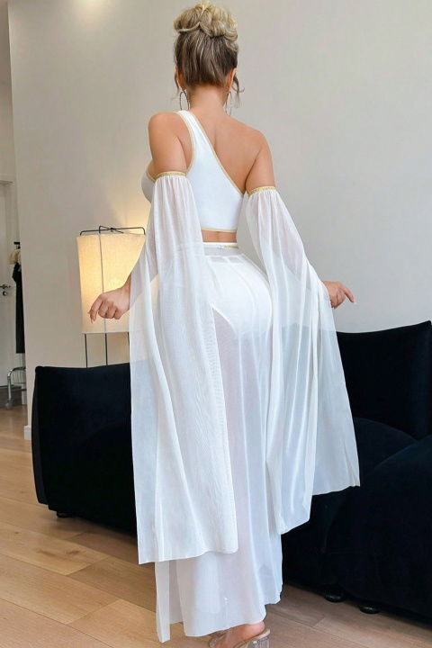 Beyaz Özel Tasarım Harem Kostüm Ruselin 2274 - 2