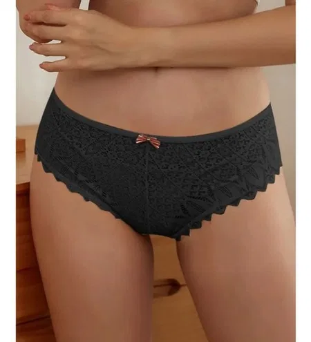 Fantezi Dantelli Şerit Detaylı Külot Feel Lady 1054 - Siyah