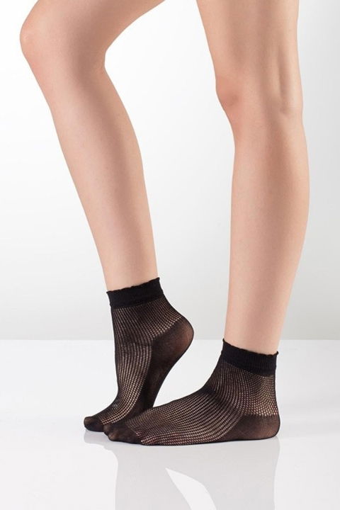 Esnek Likra Bel Bandı ile 20 Denye Kadın Soket Çorap ITALIANA 1368