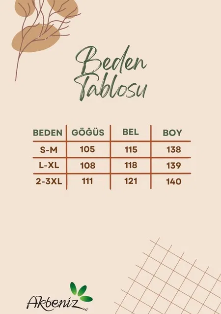 Akbeniz Kadın Beyaz Uzun Saten Sabahlık Akbeniz 75110 - Görsel 6
