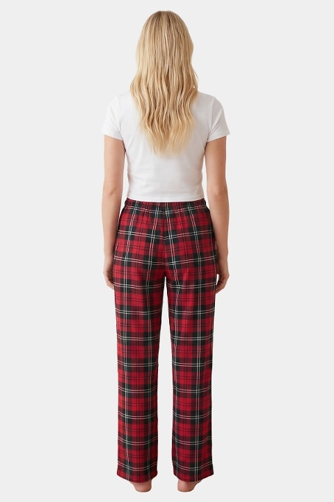 Türen Kadın Dokuma Pantolon Kırmızı Türen 3616 - Görsel 3