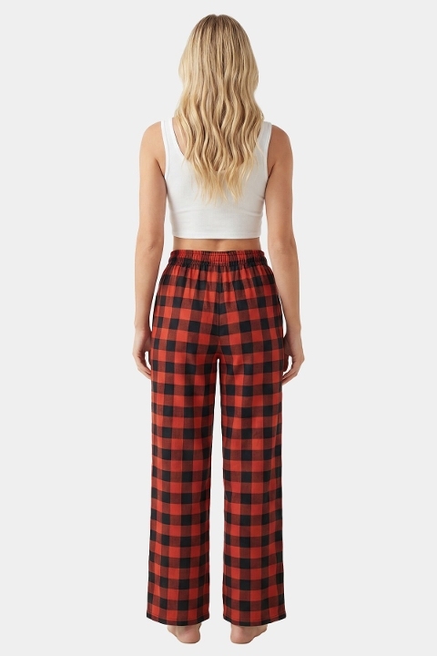 Türen Dokuma Tek Alt Pantolon Turuncu 1 Türen 3616 - Görsel 3