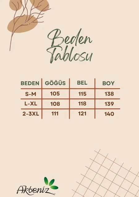 Kadın Mavi Uzun Penye Sabahlık Akbeniz 85110 - Mavi