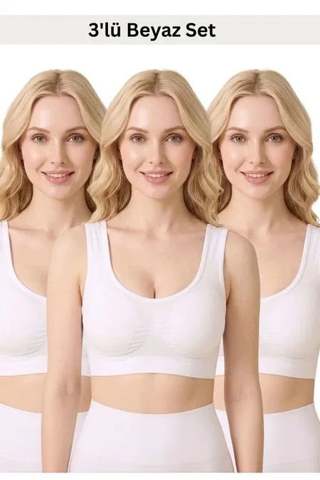 Kadın Pamuklu Toparlayıcı Bralet Sütyen Formactive 2135 - Beyaz