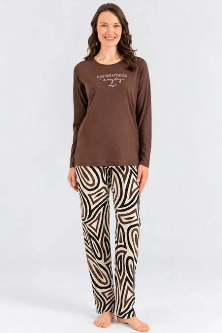 Pierre Cardin Kadın Uzun Kollu Pijama Takımı Pierre Cardin 8410