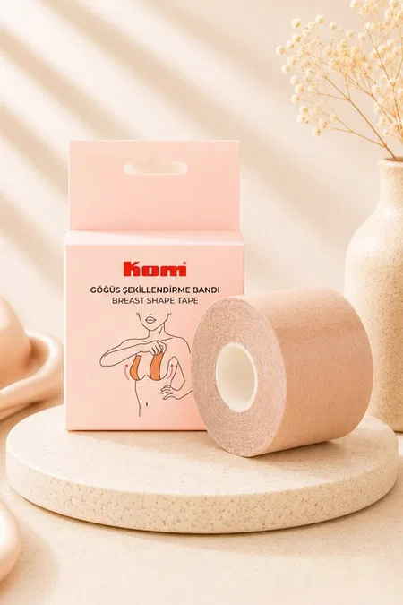KOM Dekolte Göğüs Bandı - Ten