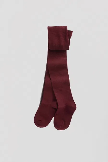 Kozal Pamuklu Çocuk Külotlu Çorap CKOZ01442 Pembe - Bordo