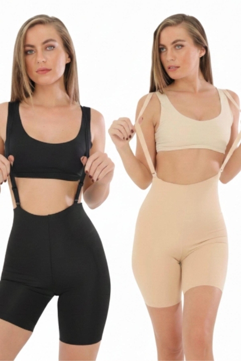 Dikişsiz Yüksek Bel Korse Siyah Anı 4204 - Siyah