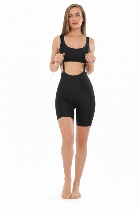 Dikişsiz Yüksek Bel Korse Siyah Anı 4204 - Siyah