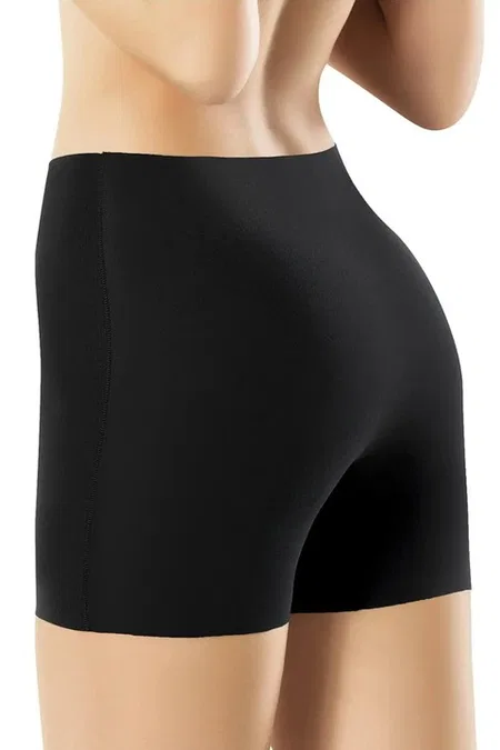 Lazer Kesim Yüksek Bel Boxer Korse Form Angel 2202 - Siyah