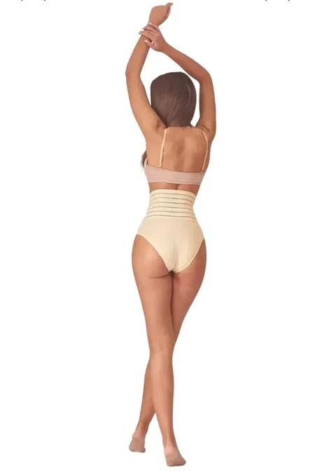 Lazer Kesim Yüksek Bel Slip Korse Form Angel 3206 - 3 Adet - Ten