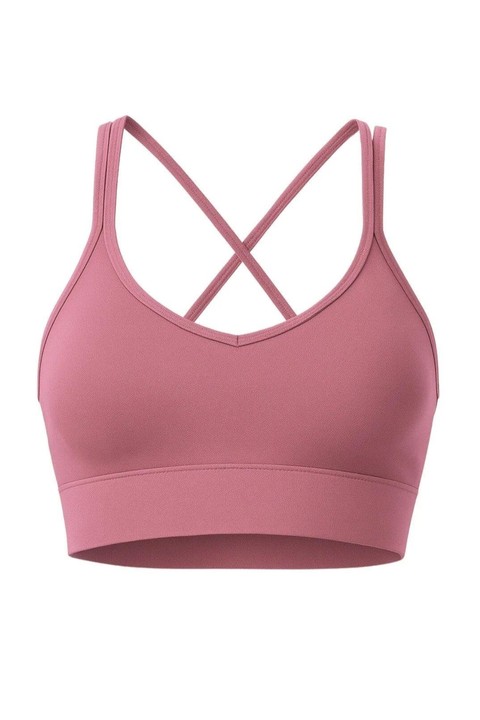 Pedli Çapraz Askılı Toparlayıcı Spor Crop Büstiyer Anı 4001