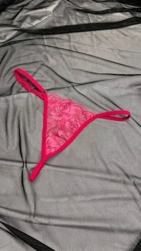 Transparan Dantel Tanga Külot Venlisa V6500 - Pembe