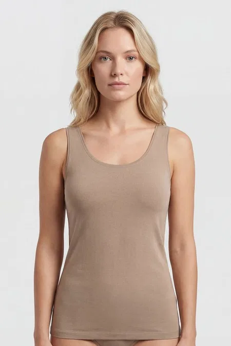 Vizon Kadın Kalın Askılı Atlet Türen 953/Vizon - Vizon