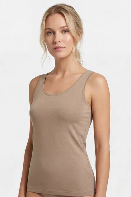 Vizon Kadın Kalın Askılı Atlet Türen 953/Vizon - Vizon