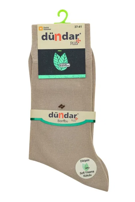 Yazlık İnce 12'li Bambu Erkek Çorap 37-41 Dündar 5640_1 - Siyah