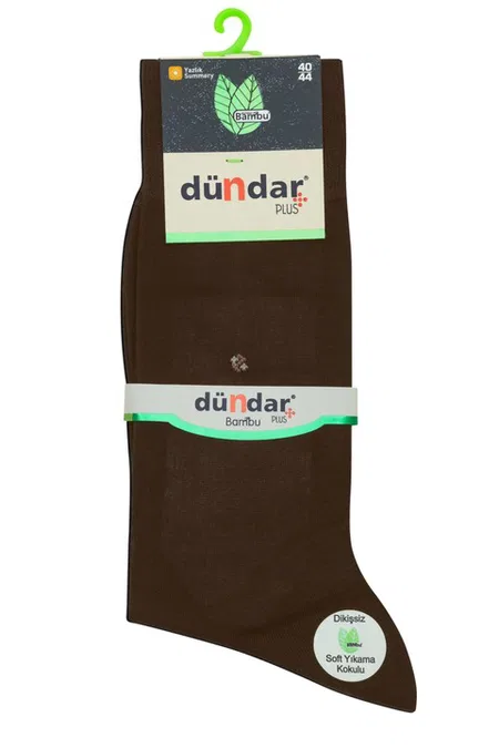 Yazlık İnce 12'li Bambu Erkek Çorap 40-44 Dündar 5534-1 - Siyah