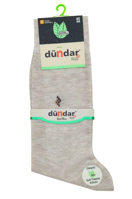 Dündar Çorap Yazlık İnce 12'li Bambu Erkek Çorap 40-44 Dündar 5534-1 - Görsel 4