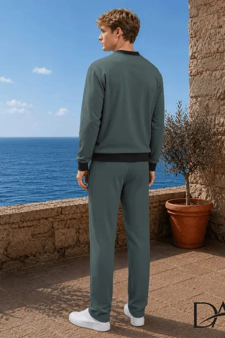 Yeşil Erkek T-Shirt Pantolon Takımı Doreanse 4642 - Görsel